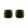 Certified Luxoro 10K Yellow Gold AAA Chrome Diopside Solitaire Stud Earrings 3.15 Ctw 1 Certified Luxoro 10K Yellow Gold AAA Chrome Diopside Solitaire Stud Earrings 3.15 Ctw -Jewelry store 7129040