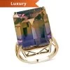 LUXORO 10K Yellow Gold AAA Anahi Ametrine Solitaire Ring 3.60 Grams 23.85 Ctw 2 LUXORO 10K Yellow Gold AAA Anahi Ametrine Solitaire Ring 3.60 Grams 23.85 Ctw -Jewelry store 7134968