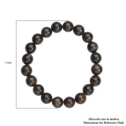 Bronzite Beaded Stretch Bracelet 184.00 Ctw 11 Bronzite Beaded Stretch Bracelet 184.00 Ctw -Jewelry store 7154120 4