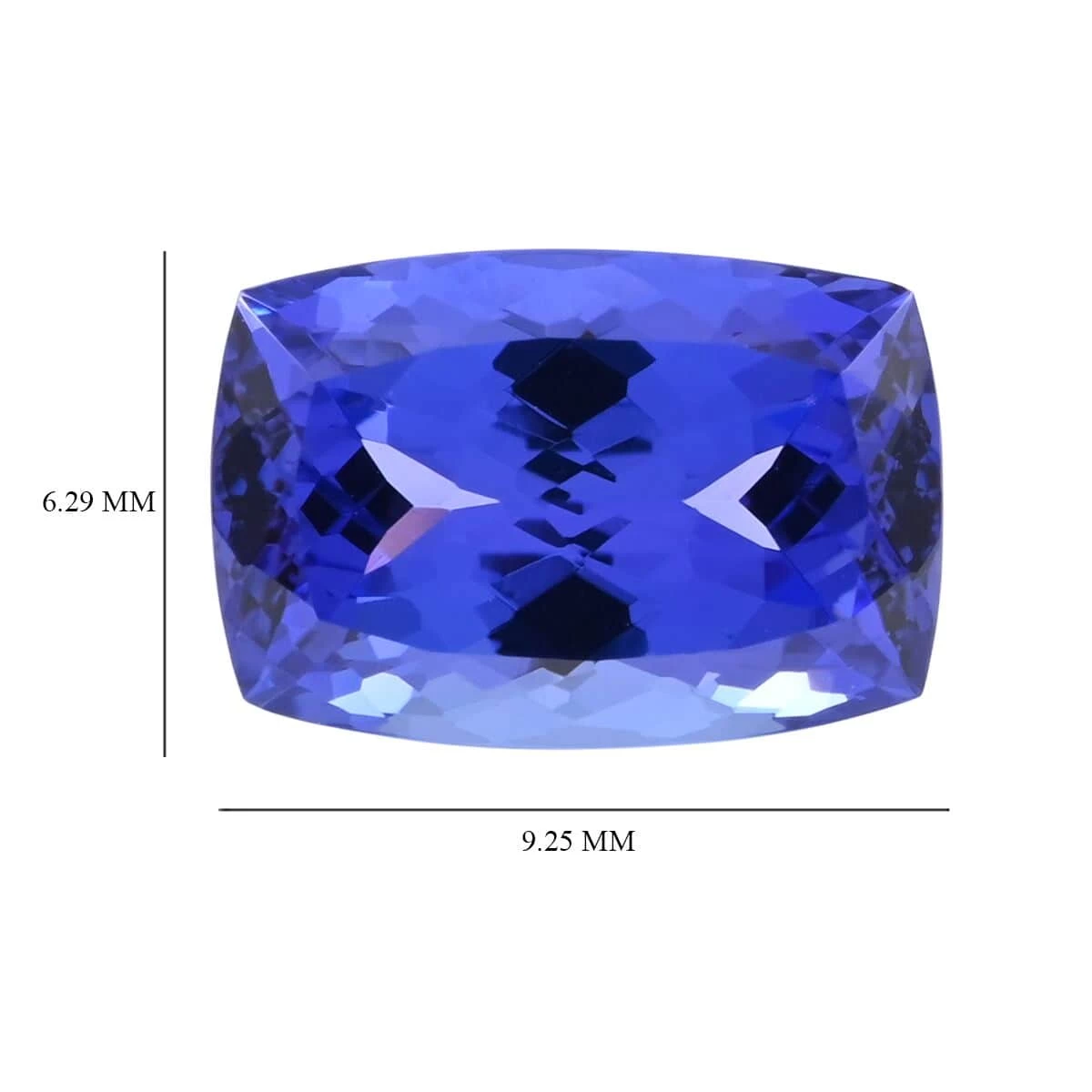 Certified And Appraised AAAA Tanzanite (Cush Free Size) 2.50 Ctw 6 Certified And Appraised AAAA Tanzanite (Cush Free Size) 2.50 Ctw - Image 4