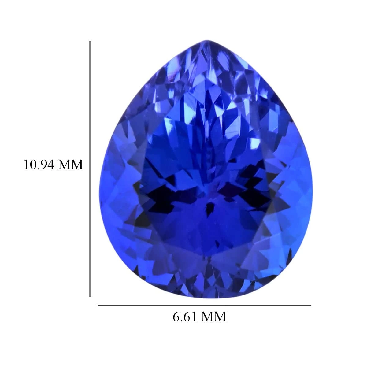 Certified And Appraised AAAA Tanzanite (Pear Free Size) 2.50 Ctw 6 Certified And Appraised AAAA Tanzanite (Pear Free Size) 2.50 Ctw - Image 4