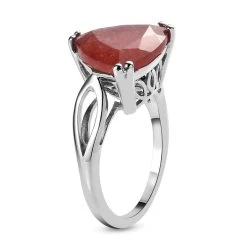 Natural Tanzanian Natronite Solitaire Ring In Platinum Over Sterling Silver 5.10 Ctw 11 Natural Tanzanian Natronite Solitaire Ring In Platinum Over Sterling Silver 5.10 Ctw -Jewelry store 7156242 3
