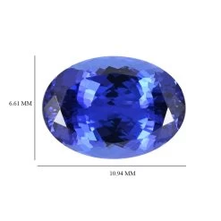 Ankur Treasure Chest Certified AAAA Vivid Tanzanite (Ovl Free Size) 11.00 Ctw -Jewelry store 7160215 3