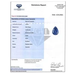 Ankur Treasure Chest Certified AAAA Vivid Tanzanite (Ovl Free Size) 11.00 Ctw -Jewelry store 7160215 4