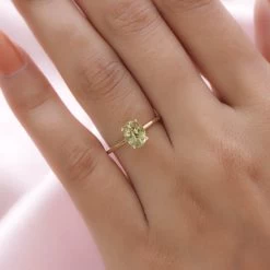 LUXORO 10K Yellow Gold Premium Yellow Apatite Solitaire Ring 1.21 Ctw -Jewelry store 7168144 2