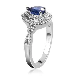 RHAPSODY 950 Platinum AAAA Color Change Sapphire And E-F VS2 Diamond Cocktail Ring 5.50 Grams 1.10 Ctw -Jewelry store 7168417 3