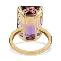 Luxoro 10K Yellow Gold AAA Anahi Ametrine Solitaire Ring 15.90 Ctw 12 Luxoro 10K Yellow Gold AAA Anahi Ametrine Solitaire Ring 15.90 Ctw -Jewelry store 7168650 4