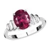Doorbuster RHAPSODY 950 Platinum AAAA Ouro Fino Rubellite And EF VS2 Diamond Ring 4 Grams 1.90 Ctw -Jewelry store 7170373
