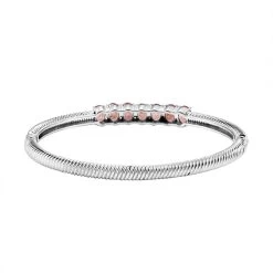 Tanzanian Natronite Bangle Bracelet In Stainless Steel (8.00 In) 5.50 Ctw , Tarnish-Free, Waterproof, Sweat Proof Jewelry 12 Tanzanian Natronite Bangle Bracelet In Stainless Steel (8.00 In) 5.50 Ctw , Tarnish-Free, Waterproof, Sweat Proof Jewelry -Jewelry store 7173044 4