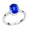 Certified & Appraised RHAPSODY 950 Platinum AAAA Tanzanite, Diamond (E-F, VS) Ring (4.65 G) 2.50 Ctw -Jewelry store 7193963