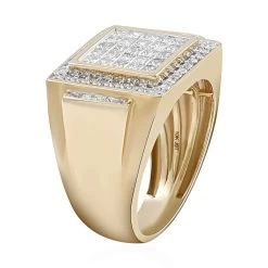 NY Closeout 10K Yellow Gold Diamond Men's Ring 8.85 Grams 2.00 Ctw -Jewelry store 7213741 3