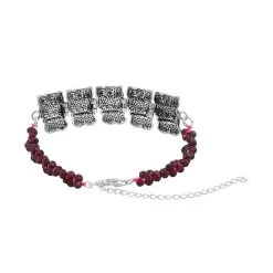 Doorbuster BALI LEGACY Natural Thai Black Spinel Elephant Line Bracelet In Sterling Silver (7.50 In) 10 Grams 32.50 Ctw 8 Doorbuster BALI LEGACY Natural Thai Black Spinel Elephant Line Bracelet In Sterling Silver (7.50 In) 10 Grams 32.50 Ctw -Jewelry store 7214890 2