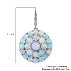 Premium Ethiopian Welo Opal Earrings, Floral Earrings, Sterling Silver Earrings, Cocktail Earrings, Cluster Earrings, Opal Flower Earrings 8.50 Ctw 13 Premium Ethiopian Welo Opal Earrings, Floral Earrings, Sterling Silver Earrings, Cocktail Earrings, Cluster Earrings, Opal Flower Earrings 8.50 Ctw -Jewelry store 7233931 5