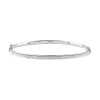 Stardust Bangle Bracelet , Rhodium Over Sterling Silver Bangle Bracelet , Stardust Bangle , Silver Bangle Bracelet (7.00 In) 5.9 Grams 2 Stardust Bangle Bracelet , Rhodium Over Sterling Silver Bangle Bracelet , Stardust Bangle , Silver Bangle Bracelet (7.00 In) 5.9 Grams -Jewelry store 7236905