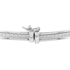 Stardust Bangle Bracelet , Rhodium Over Sterling Silver Bangle Bracelet , Stardust Bangle , Silver Bangle Bracelet (7.00 In) 5.9 Grams 10 Stardust Bangle Bracelet , Rhodium Over Sterling Silver Bangle Bracelet , Stardust Bangle , Silver Bangle Bracelet (7.00 In) 5.9 Grams -Jewelry store 7236905 3