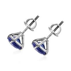 Doorbuster RHAPSODY 950 Platinum AAAA Tanzanite Solitaire Stud Earrings 2.30 Grams 3.00 Ctw 15 Doorbuster RHAPSODY 950 Platinum AAAA Tanzanite Solitaire Stud Earrings 2.30 Grams 3.00 Ctw -Jewelry store 7238362 5
