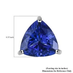 Doorbuster RHAPSODY 950 Platinum AAAA Tanzanite Solitaire Stud Earrings 2.30 Grams 3.00 Ctw 16 Doorbuster RHAPSODY 950 Platinum AAAA Tanzanite Solitaire Stud Earrings 2.30 Grams 3.00 Ctw -Jewelry store 7238362 6