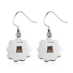 Artisan Crafted Rough Cut Turkizite Dangle Earrings In Sterling Silver 4.00 Ctw -Jewelry store 7239528 3