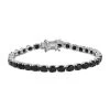 Australian Midnight Sapphire Tennis Bracelet In Platinum Over Sterling Silver (6.50 In) 7.75 Grams 16.00 Ctw 2 Australian Midnight Sapphire Tennis Bracelet In Platinum Over Sterling Silver (6.50 In) 7.75 Grams 16.00 Ctw -Jewelry store 7247492