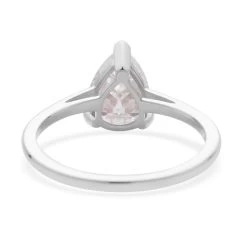 LUXORO 10K White Gold Moissanite Solitaire Ring 1.90 Ctw -Jewelry store 7250947 4