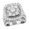10K White Gold Diamond Ring 12.8 Grams 4.00 Ctw -Jewelry store 7252600