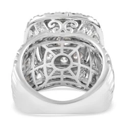 10K White Gold Diamond Ring 12.8 Grams 4.00 Ctw -Jewelry store 7252600 4