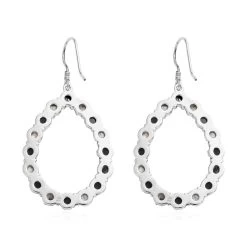 White Buffalo Drop Earrings In Sterling Silver 11.60 Ctw 10 White Buffalo Drop Earrings In Sterling Silver 11.60 Ctw -Jewelry store 7257820 3