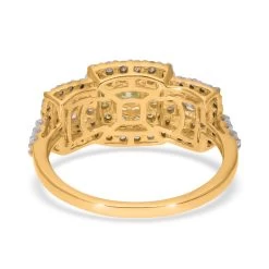 LUXORO 10K Yellow Gold I3 Natural Yellow And White Diamond Ring 3 Grams 1.00 Ctw -Jewelry store 7258093 4