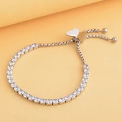 Simulated Diamond Multi-Wear Butterfly Slider Bolo Tennis Bracelet In Stainless Steel (5-9Inches) , Tarnish-Free, Waterproof, Sweat Proof Jewelry 8 Simulated Diamond Multi-Wear Butterfly Slider Bolo Tennis Bracelet In Stainless Steel (5-9Inches) , Tarnish-Free, Waterproof, Sweat Proof Jewelry -Jewelry store 7258364 1