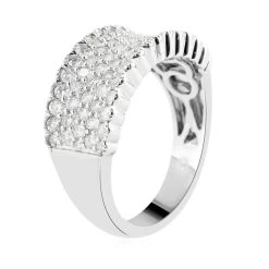 14K White Gold Diamond Ring 5.50 Grams 1.50 Ctw -Jewelry store 7260902 3