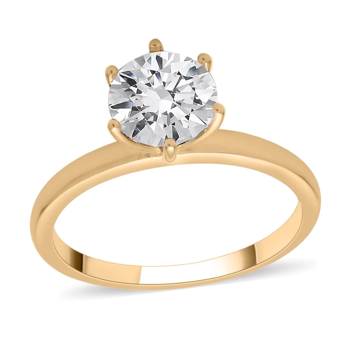 LUXORO 10K Yellow Gold Shield Cut Moissanite Solitaire Ring 2.30 Grams 1.60 Ctw 3 LUXORO 10K Yellow Gold Shield Cut Moissanite Solitaire Ring 2.30 Grams 1.60 Ctw