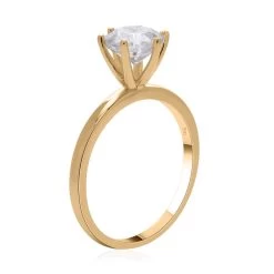 LUXORO 10K Yellow Gold Shield Cut Moissanite Solitaire Ring 2.30 Grams 1.60 Ctw 8 LUXORO 10K Yellow Gold Shield Cut Moissanite Solitaire Ring 2.30 Grams 1.60 Ctw -Jewelry store 7275406 2