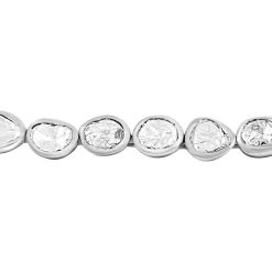 Polki Diamond Tennis Bracelet, Sterling Silver Bracelet, Polki Diamond Bracelet, Bracelet For Her (8.00 In) 2.25 Ctw -Jewelry store 7275713 4