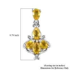 Tanzanian Canary Opal Dangling Earrings In Platinum Over Sterling Silver 1.25 Ctw -Jewelry store 7279981 4