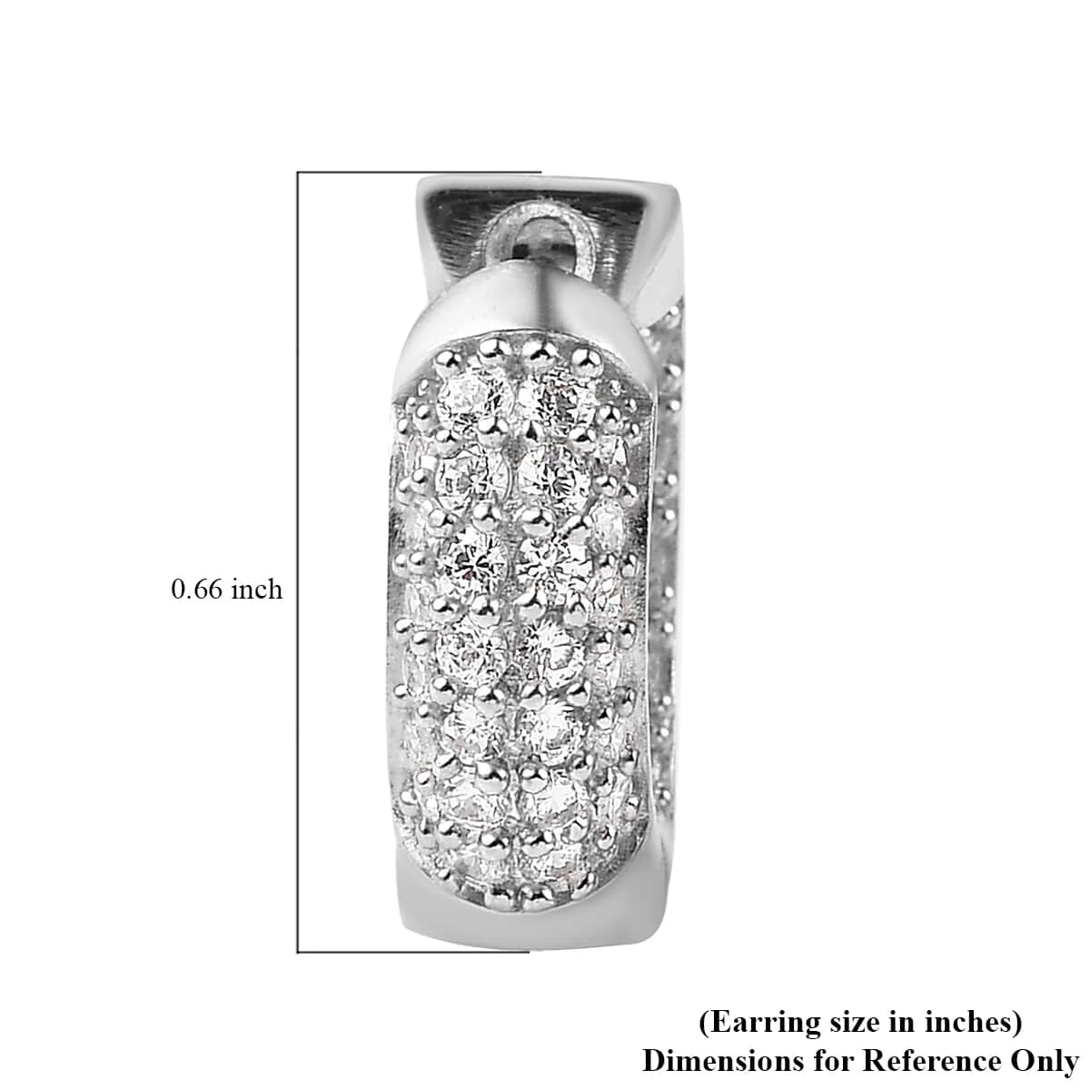 Karis Simulated Diamond Earrings In Platinum Bond 2.40 Ctw 7 Karis Simulated Diamond Earrings In Platinum Bond 2.40 Ctw - Image 5