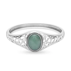 Green Aventurine Bangle Bracelet In Stainless Steel (7.00 In) 12.60 Ctw -Jewelry store 7308202 3