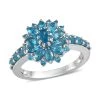 Malgache Neon Apatite Floral Ring In Platinum Over Sterling Silver (Delivery In 5-7 Business Days) 1.60 Ctw 1 Malgache Neon Apatite Floral Ring In Platinum Over Sterling Silver (Delivery In 5-7 Business Days) 1.60 Ctw -Jewelry store 7312918