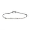 18K White Gold Natural Champagne Diamond Tennis Bracelet (7.25 In) 4.75 Grams 2.00 Ctw 1 18K White Gold Natural Champagne Diamond Tennis Bracelet (7.25 In) 4.75 Grams 2.00 Ctw -Jewelry store 7313710