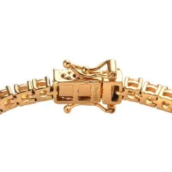 Premium Viceroy Spessartine Garnet Tennis Bracelet In Vermeil Yellow Gold Over Sterling Silver (6.50 In) 8.90 Grams 7.15 Ctw -Jewelry store 7320448 3