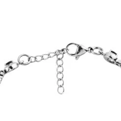 Thai Black Spinel Cluster Bracelet In Stainless Steel (6.50-8.00In) 4.75 Ctw | Tarnish-Free, Waterproof, Sweat Proof Jewelry -Jewelry store 7324349 3