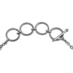 Tiger's Eye Toggle Clasp Bracelet In Stainless Steel (6.50 In) 10.50 Ctw , Tarnish-Free, Waterproof, Sweat Proof Jewelry -Jewelry store 7325891 3