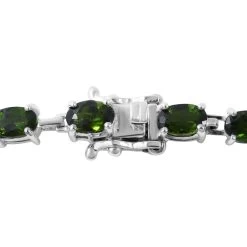 Chrome Diopside Bracelet In Platinum Over Sterling Silver (7.25 In) 8.80 Ctw -Jewelry store 7326279 1
