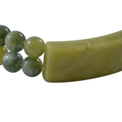 Connemara Marble Bracelet In Rhodium Over Sterling Silver (7.25 In) 82.00 Ctw -Jewelry store 7326712 1