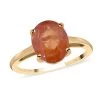 LUXORO 10K Yellow Gold Premium Viceroy Spessartine Garnet Solitaire Ring 2.90 Ctw -Jewelry store 7328124