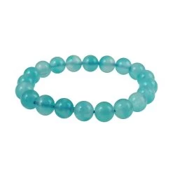 AAAA Amazonite Beaded Stretch Bracelet 153.50 Ctw