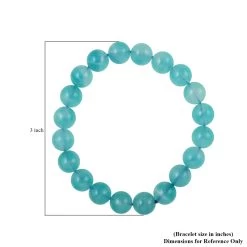 AAAA Amazonite Beaded Stretch Bracelet 153.50 Ctw -Jewelry store 7337675 3