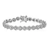 Diamond Bracelet In Platinum Over Sterling Silver (6.50 In) 1.00 Ctw 1 Diamond Bracelet In Platinum Over Sterling Silver (6.50 In) 1.00 Ctw -Jewelry store 7338608