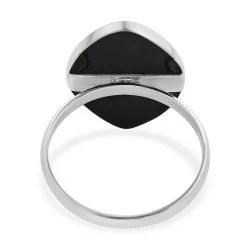 Abalone Shell Solitaire Ring In Sterling Silver -Jewelry store 7339865 4