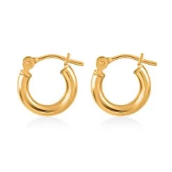 10K Yellow Gold Hoop Earrings, Gold Hoops, Gold Earrings, Gold Jewelry For Her, Hinged Hoop Earrings, Birthday Gift For Her 16 10K Yellow Gold Hoop Earrings, Gold Hoops, Gold Earrings, Gold Jewelry For Her, Hinged Hoop Earrings, Birthday Gift For Her -Jewelry store 7341353 6