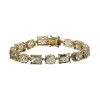AAA Montezuma Prasiolite Bracelet In Vermeil YG Over Sterling Silver (7.25 In) (12.15 G) 41.00 Ctw -Jewelry store 7343632